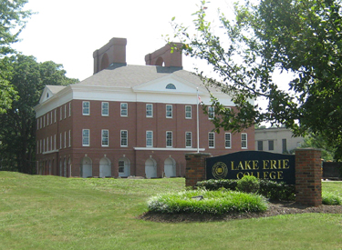 Lake Erie College Sign