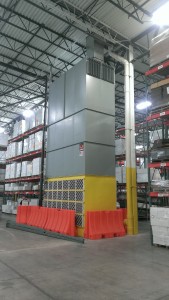 HVAC Equipment in Warehouse