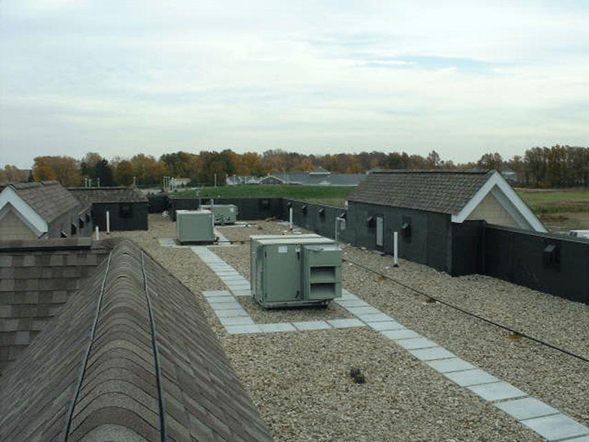 HVAC Equipment on Roof of Senior Living Facility