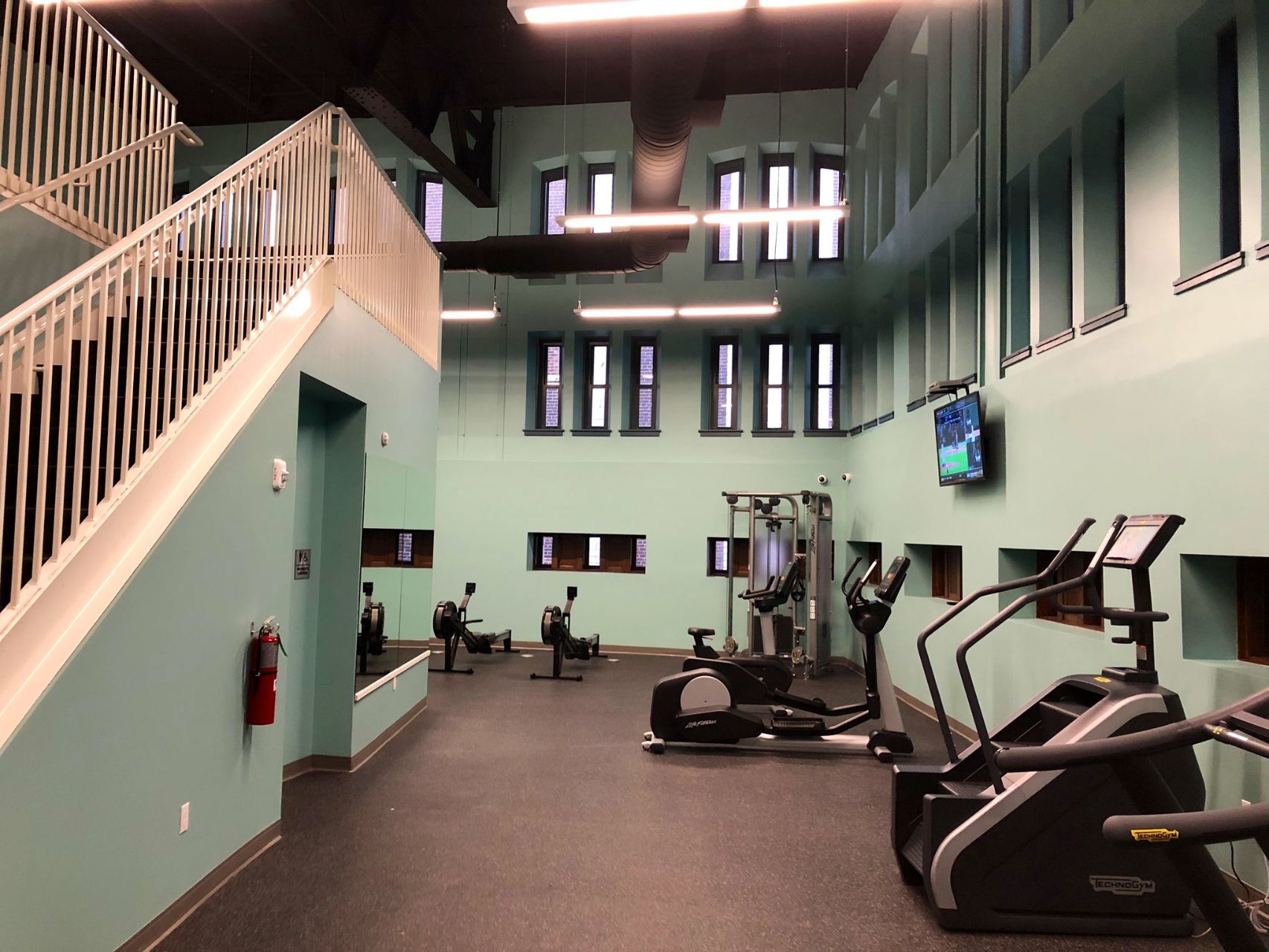 Athlon workout room and fitness space